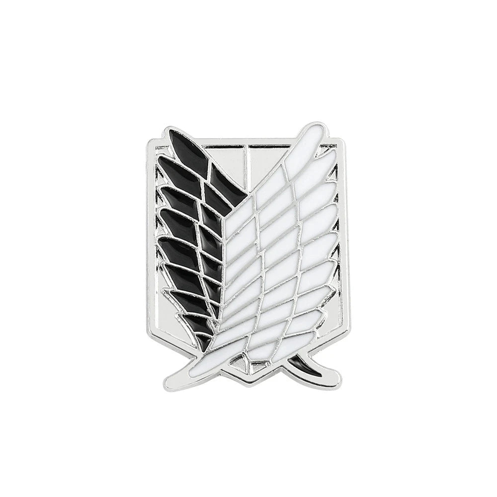 Attack on Titan Enamel Pin Badge - Anime Metal Lapel Pin for Bags, Backpacks & Fan Collectible Gift