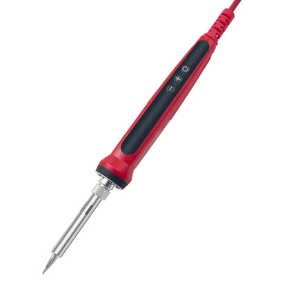 80W Soldering Iron Kit – Adjustable Temperature with LCD, Ceramic Heater, Soldering Tips & Tweezers