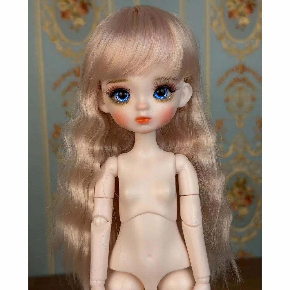 Sweet Doll 1/6 BJD Handmade 30cm Princess Doll – Makeup Doll for Girls Birthday Gift