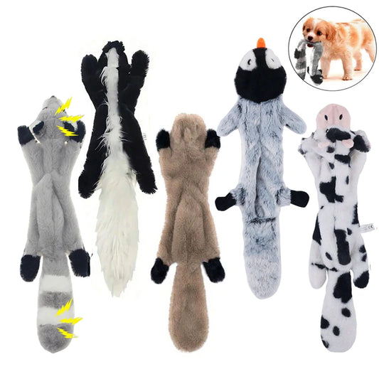 Plush Dog Toy with Animal Sound – Bite-Resistant Chew & Teething Toy for Pets, Vocal Holster Pet Product