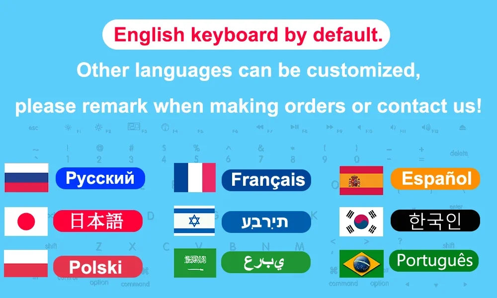 10" Bluetooth Wireless Rechargeable Keyboard – Russian, Spanish, French AZERT Layout for Android, iOS & Windows Tablets & Phones