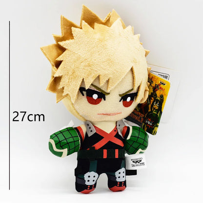 My Hero Academia Plush Toys 15–27cm – Izuku Midoriya, Katsuki Bakugou & Shouto Todoroki Stuffed Dolls for Kids Gifts