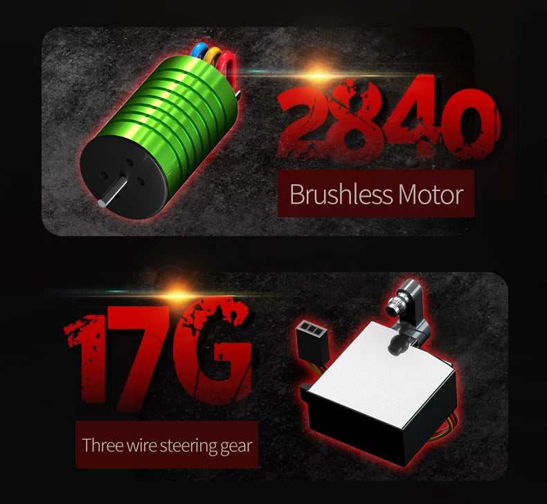 RC Off-Road 4x4 Brushless Car – 70KM/H High-Speed 1/16 4WD Monster Truck with LED Lights for Kids