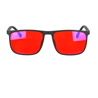 SHINU Blue Light Blocking Glasses – Red Lens Anti-Glare Eyewear for Men to Reduce Eye Strain