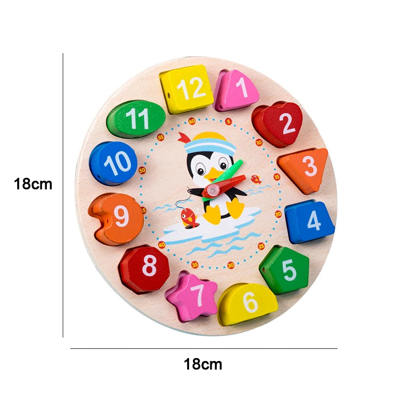 Hot Kids Montessori Wooden Toys – Macaron Blocks, Music Rattles, Colorful Educational Learning Blocks for Babies