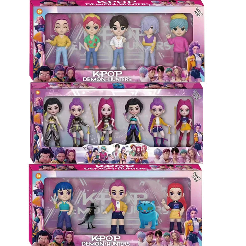 2026 NEW Kpop Devil Hunter Rumi, Zoe & Mira PVC Anime Figures – Desktop Collectible Trinkets & Children’s Gift