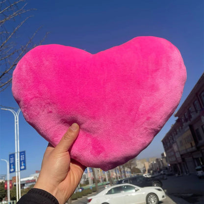 Cute Heart-Shaped Plush Pillow – Soft Sleeping Cushion for Living Room Decor, Valentine’s Day Gifts, Comfortable Sofa Pillow (15/20/30cm)