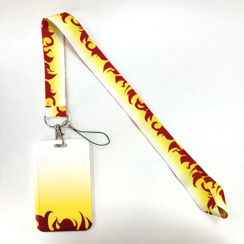 Cartoon Anime Lanyard – Key, Card & Badge Holder Neck Strap, DIY Keychain Hang Rope