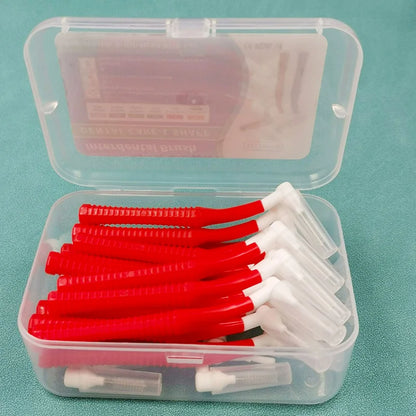 20-Piece Push-Pull Interdental Brushes – Orthodontic Toothpicks for Deep Cleaning and Daily Oral Hygiene