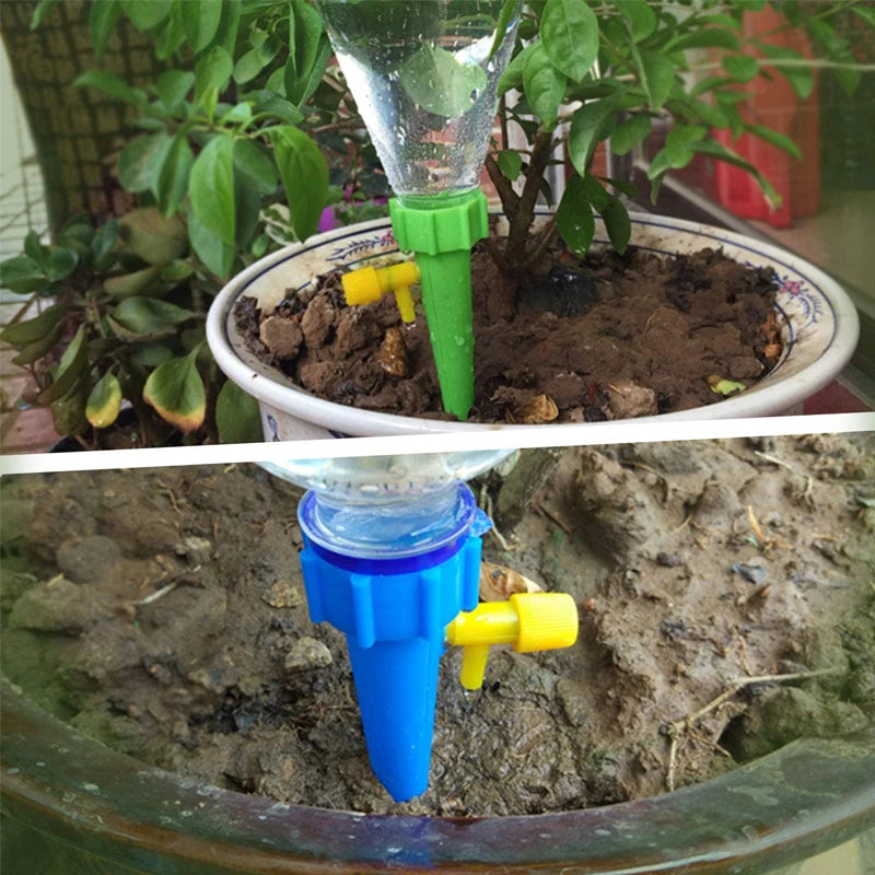 Adjustable Automatic Drip Irrigation System - Self-Watering Spike for Flowers and Plants, Ideal for Greenhouse and Garden Use