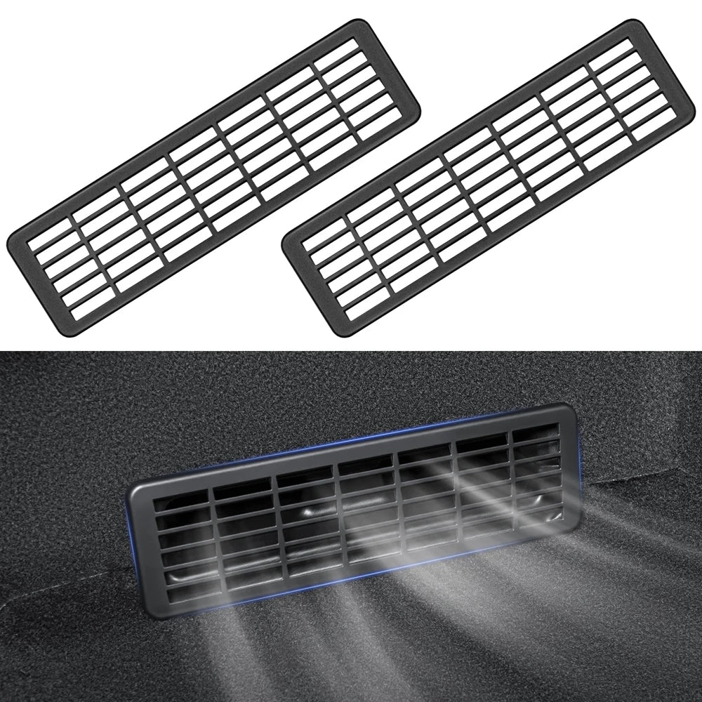 Tesla Model 3/Y Juniper Rear Air Vent Cover - Under-Seat Vent Grille Mesh Accessory