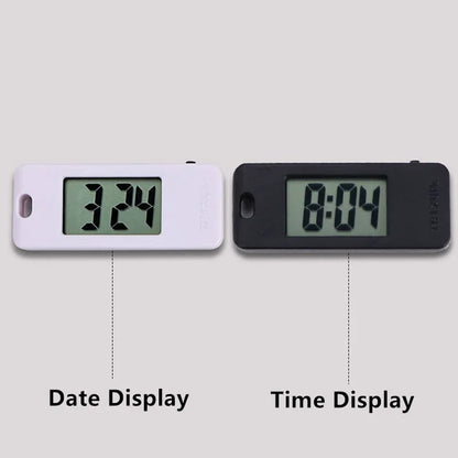 Student Keychain Digital Electronic Pocket Watch - Quiet Test Function with High Light Transmission Glass