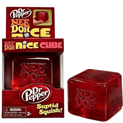 Schylling NeeDoh Nice Cube - Sensory Squishy Fidget Toy for Stress Relief and Focus