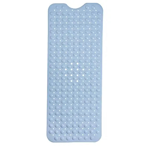 Non-Slip Bath Mat 40×16 Inch – Extra Large Machine Washable Bathtub & Shower Mat with Drain