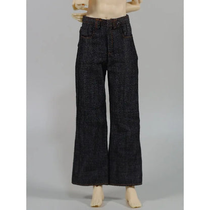 1/6 Scale Female Doll Jeans – Straight-Leg & Wide-Leg Pants for 12" Action Figure Clothes, Doll Accessories