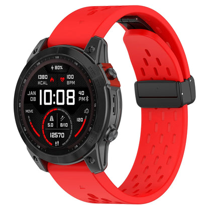 Quick Fit Silicone Strap for Garmin Fenix & Forerunner — 26mm, 22mm, 20mm Bands for Fenix 7X/7 Pro/6X/6/5X/5 Plus, Tactix 7, Forerunner 965/955, Enduro