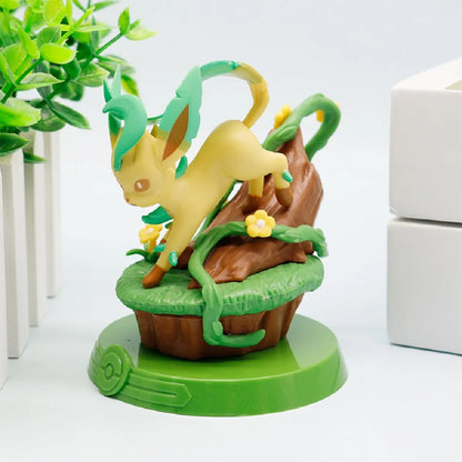 Pokémon Pikachu and Eevee Blind Box Figures - 8-Style Anime Collectible Action Dolls and Desktop Decorations for Birthday Gifts