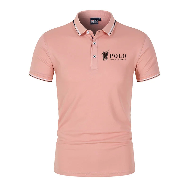 Men's Premium Summer Polo Shirt - Quick Dry Breathable Casual Business Sports Polo