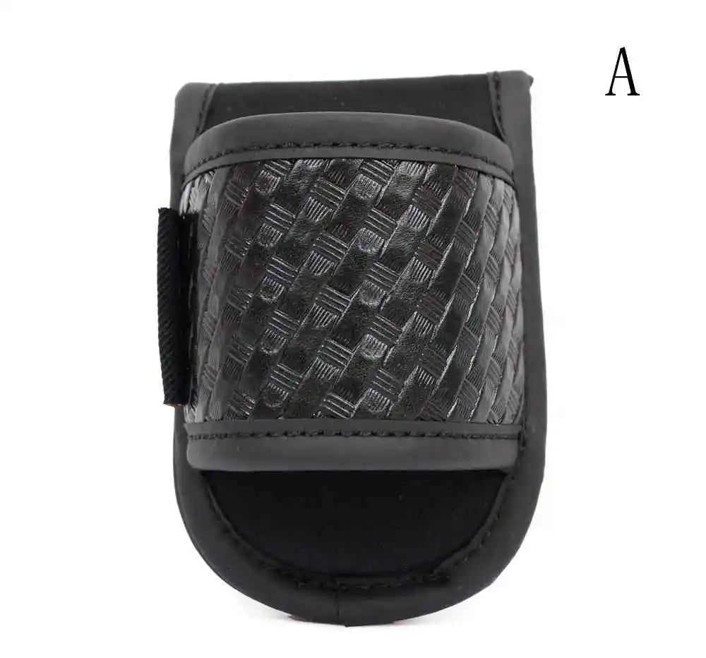 Tactical Flashlight Holster - Portable LED Torch Pouch with Molle Belt Carry Case for Hunting Camping Tools