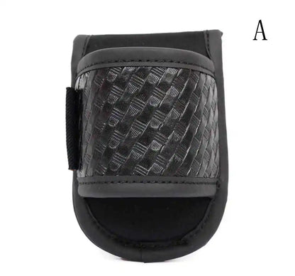 Tactical Flashlight Holster - Portable LED Torch Pouch with Molle Belt Carry Case for Hunting Camping Tools