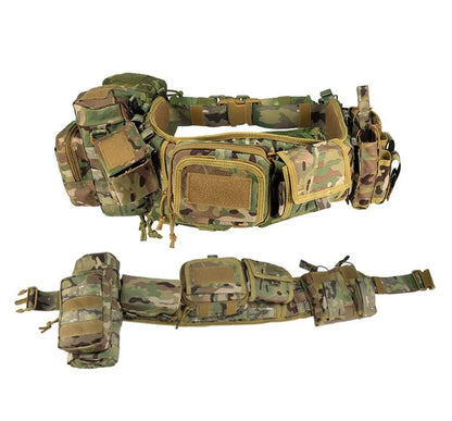 Yakeda MOLLE Pockets & Pouches – Tactical Hunting Waist Security Belt with Padded Patrol Support