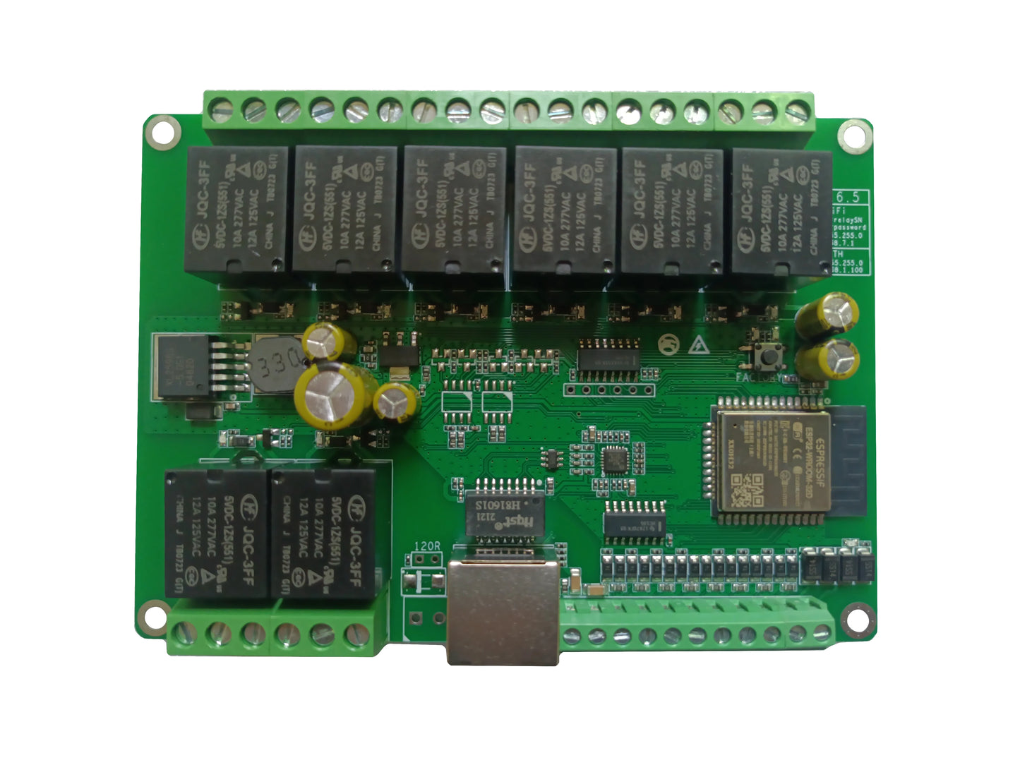 WiFi Ethernet Relay Switch Module – Modbus MQTT TCP UDP Web Control Smart Timer Automation Board with RS485 CAN CoAP Support