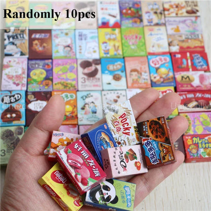 1/6 Miniature Dollhouse Supermarket Set – Mini Snacks & Drinks for Blythe & BJD Dolls