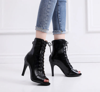 Women’s Latin Dance Stiletto Heels - Sexy High Heel Ballroom Party Dance Shoes