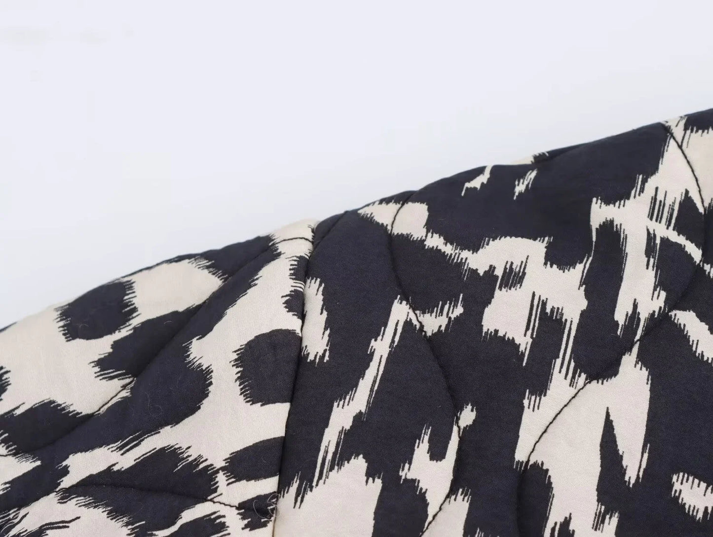 2024 Autumn Women's Snake Skin Printed Jacket – European & American Style, Fashion Button Long Sleeve Coat