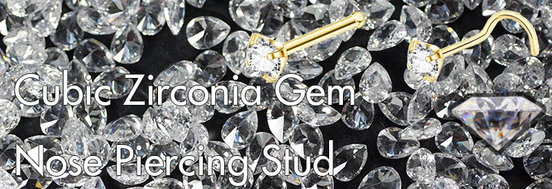5PCS Stainless Steel Nose Ring Studs — Crystal Nostril Piercing Jewelry for Women & Girls, 1.5/2.0/2.5/3.0mm, 20G