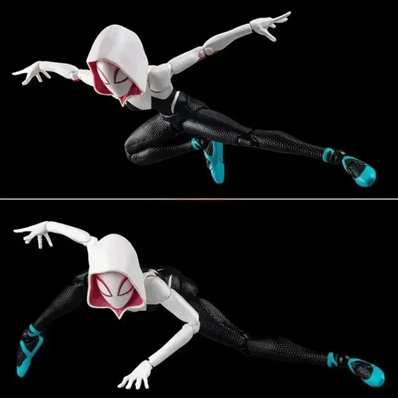 2024 Spider-Man & Gwen Action Figures — Spider-Verse Collection with Miles Morales Sentinel | Anime Toys Christmas Gift