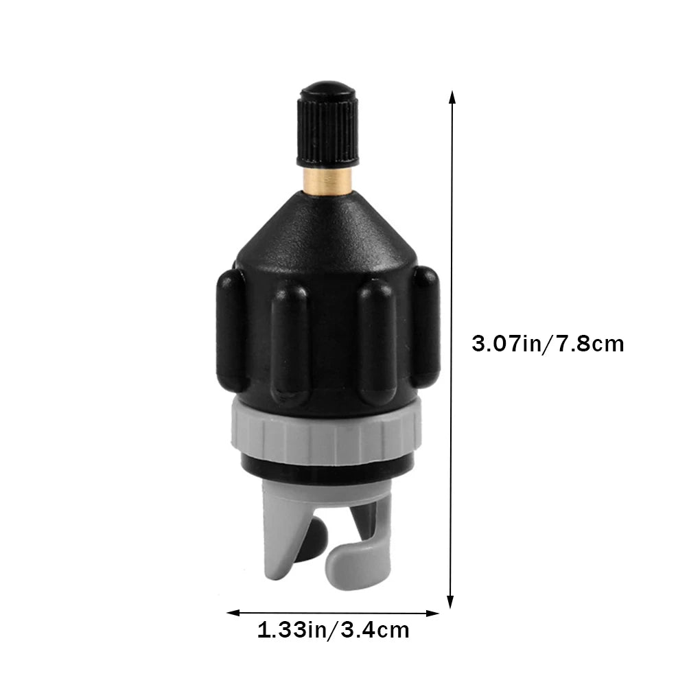 DIZETION Air Valve Adapter – Dustproof, Wear-Resistant Nylon Pump Adapter for Kayak, SUP Board & Boat Inflatable Valves