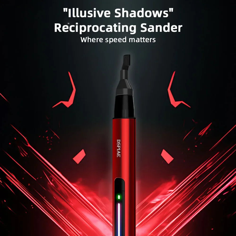 DSPIAE ES-A Reciprocating Sander – Electric Grinding Pen for DIY Plastic & Military Model Sanding, Craft Tool