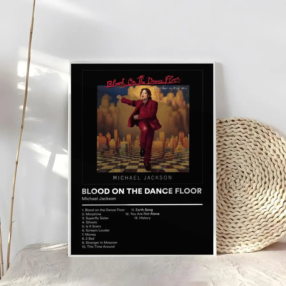 Michael Jackson Aesthetic Wall Art Poster - Modern Music Legend Print for Bedroom, Living Room & Office Decor