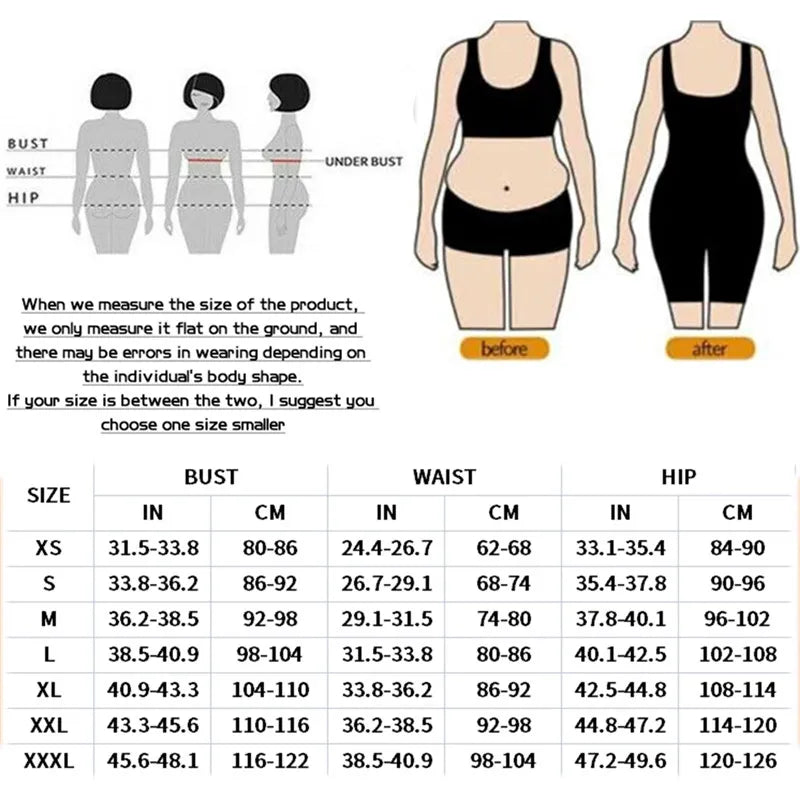 High Compression Bodysuit Shapewear: Fajas Girdles with Bust Brooches for Slimming Sheath - Daily & Post-Surgical Use for Women's Belly