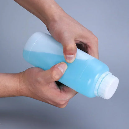 1000mL HDPE Refillable Plastic Bottle with Lid — Food Grade, Leakproof Container for Liquids, Agriculture & Pesticides, 1PCS