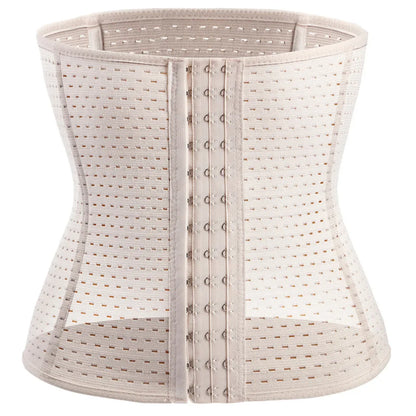 Colombian Mesh Waist Trainer Girdle for Women – Bustier Shapewear for Belly & Waist Control