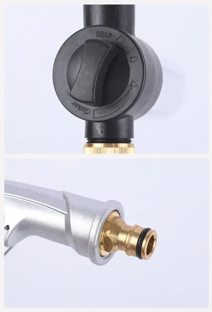 Adjustable Metal Sprinkler: High Pressure Car Wash Foam Pot Lance - Irrigation Tool for Garden Watering Hose Sprinkler