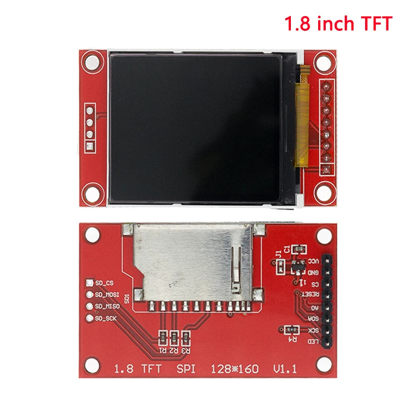 TFT LCD Display Module 0.96-2.8 Inch IPS SPI - ST7735 65K Full Color Screen for Arduino DIY Projects