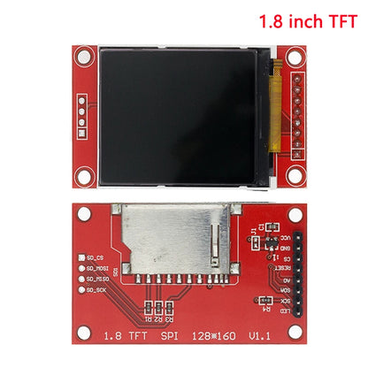 TFT LCD Display Module 0.96-2.8 Inch IPS SPI - ST7735 65K Full Color Screen for Arduino DIY Projects