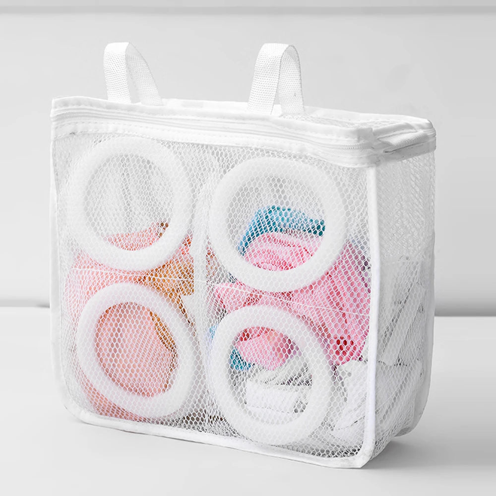 Portable Mesh Shoe Laundry Bag – Washing Machine Safe, Anti-Deformation Shoe Storage & Clothes Organizer