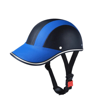 New Baseball Helmet Motorcycle Half Cap - Classic Bike & Scooter Helmet for Men & Women, Anti-UV Safety Hard Hat for Mountain Cycling