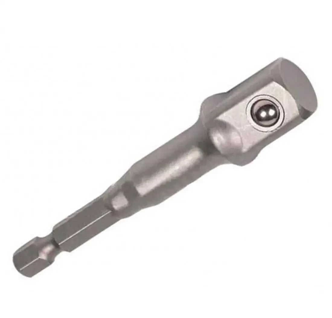 Scissor Jack Adapter — 1/2 Inch Chrome Vanadium Steel Wrench Tool for Automotive Jack & Impact Drill Sockets