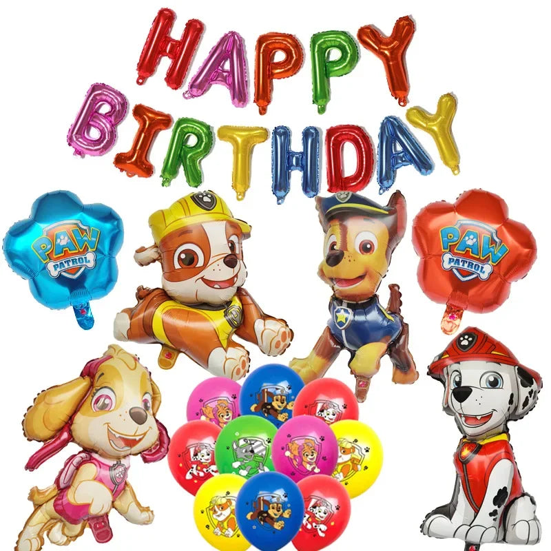 Pink Paw Patrol Party Supplies for Girls – Skye Balloons, Cups, Plates & Tablecloth for Birthday & Baby Shower