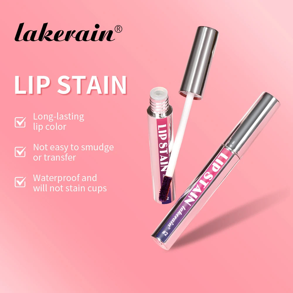 Peel-Off Lip Stain - Long-Lasting Waterproof Pink Tint with Transfer-Resistant Finish