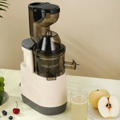 Houselin 7" Masticating Juicer — Cold Press Electric Juicer for Whole Fruits & Vegetables, High Yield