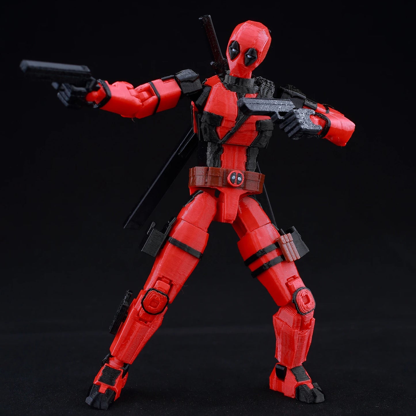 9L3D Lucky13 T13 Action Figures — 3D Printed Deadpool, Wolverine, Batman, Spider-Man & Venom Anime Model Toys, Collectible Gift