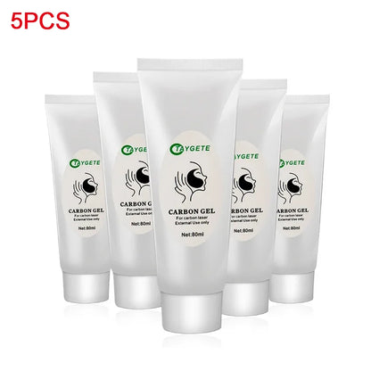 Carbon Cream Black Gel for ND YAG Laser – Skin Peeling, Rejuvenation, Whitening & Deep Cleansing Face Cream