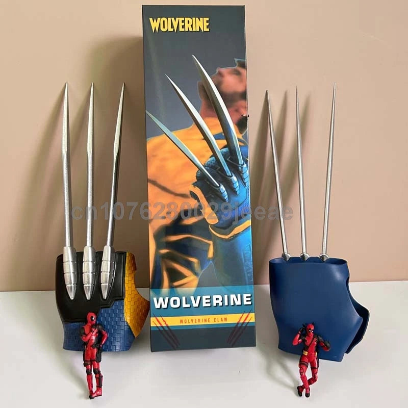1:1 Wolverine Claw Figure – X-Men Wearable Gloves Cosplay Toy, Deadpool Anime Model, Kids Birthday Gift Collection