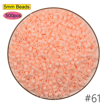5mm Fuse Beads for Kids – Animal & Creative DIY Perler Hama Beads, Educational Pixel Puzzle, Iron Pegboard Mosaic Pattern Toy